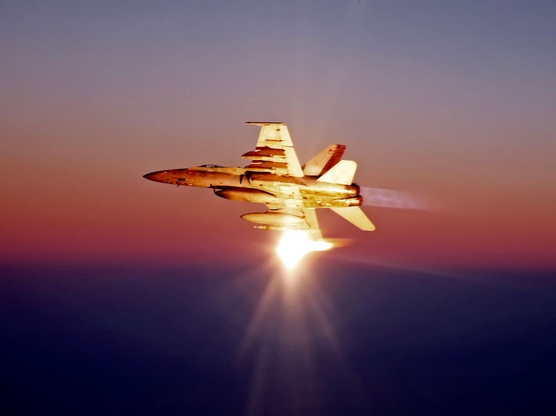 Illustration for article titled Revenge of The Hornet: Strikers Swarm Ashore, Sting Everything... Repeatedly